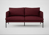 Matera 2 Seater Sofa St Moritz Wool Red / Black