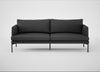 Matera 3 Seater Sofa St Moritz Wool Grey / Black