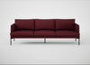 Matera 4 Seater Sofa St Moritz Wool Red / Black
