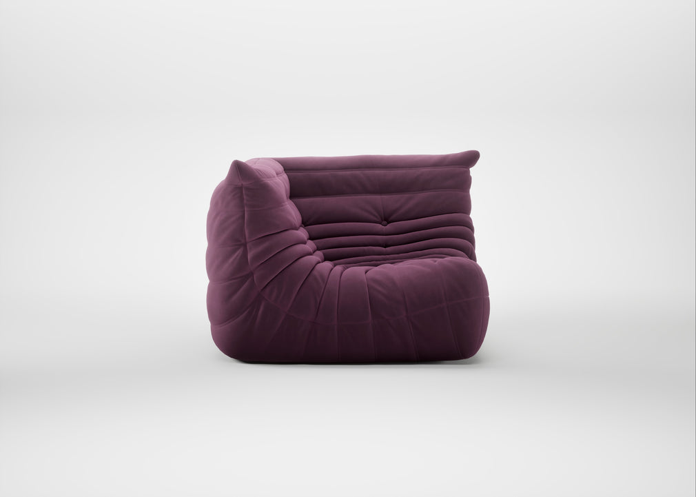 Togo Corner Seat Alcantara Aubergine
