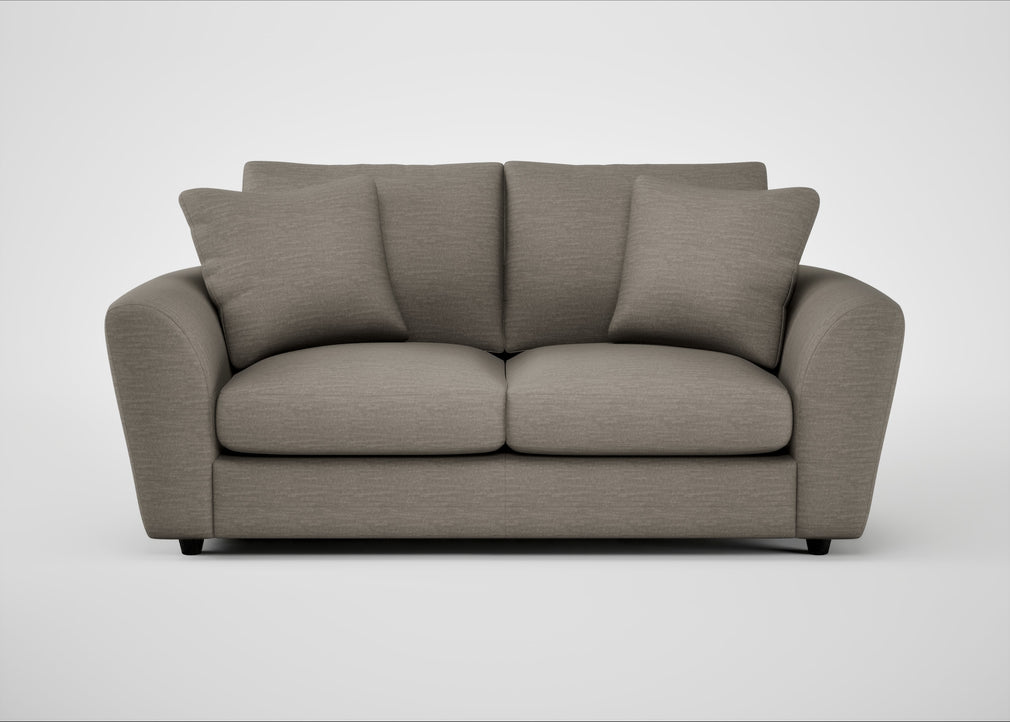 Snooze 3 Seater Sofa Broad Weave Pebble
