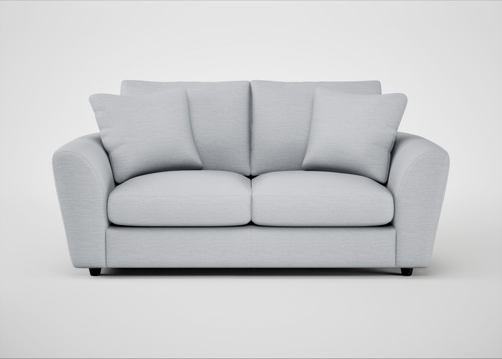 Snooze 3 Seater Sofa Broad Weave Tin