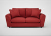 Snooze 3 Seater Sofa Melton Wool Red Oxide