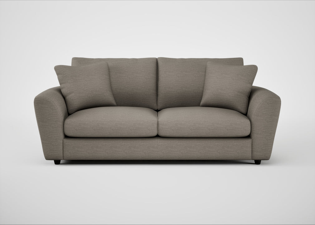 Snooze 4 Seater Sofa Broad Weave Pebble
