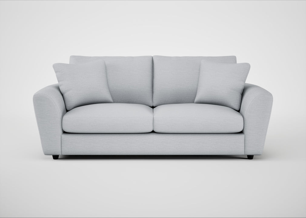 Snooze 4 Seater Sofa Broad Weave Tin