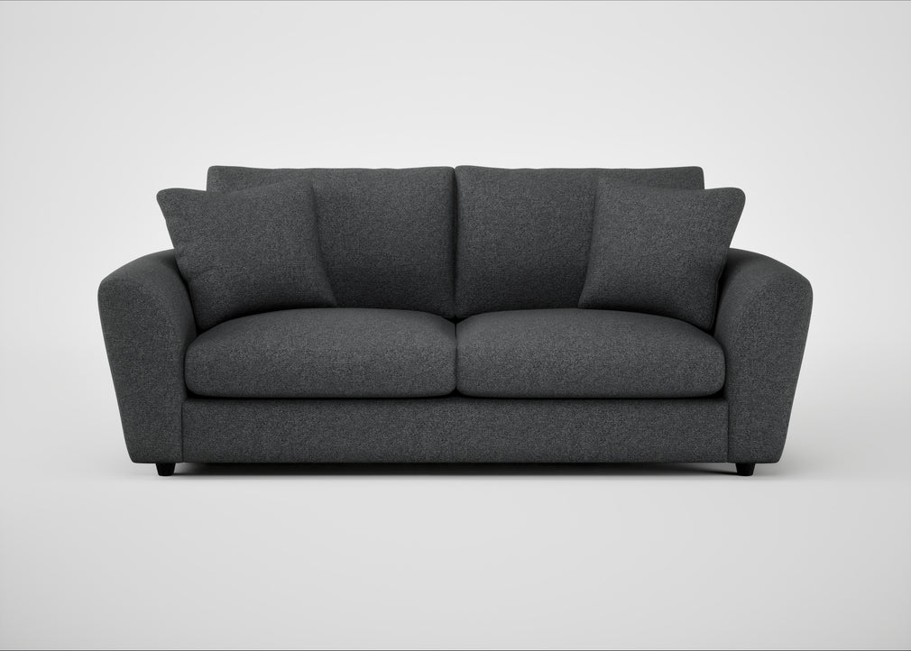 Snooze 4 Seater Sofa Melton Wool Granite