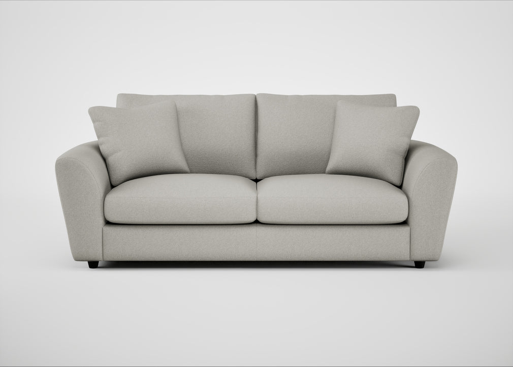 Snooze 4 Seater Sofa Melton Wool Limestone