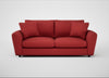 Snooze 4 Seater Sofa Melton Wool Red Oxide