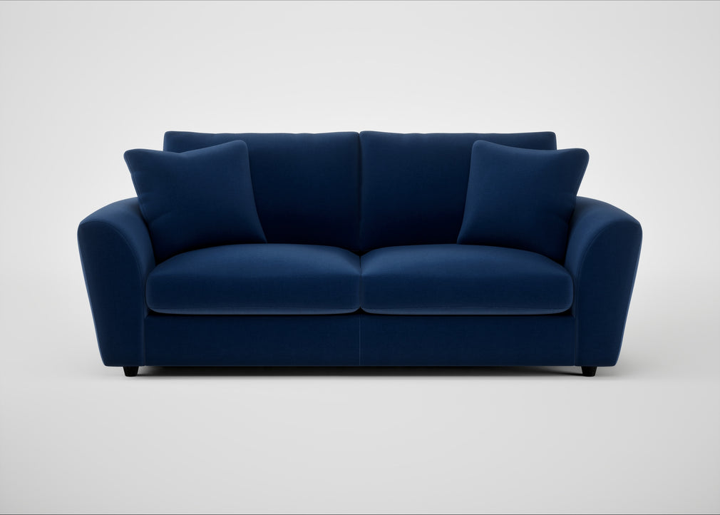 Snooze 4 Seater Sofa Cotton Velvet Midnight