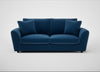 Snooze 4 Seater Sofa Cotton Velvet Petrol