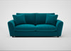 Snooze 4 Seater Sofa Cotton Velvet Teal