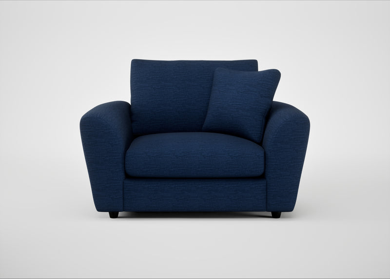 Snooze Loveseat Broad Weave Lagoon