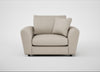 Snooze Loveseat Broad Weave Putty