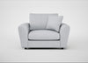 Snooze Loveseat Broad Weave Tin