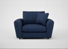 Snooze Loveseat Capelo Linen-Cotton Inkspot