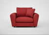 Snooze Loveseat Melton Wool Red Oxide