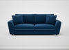 Snooze 5 Seater Sofa Cotton Velvet Petrol