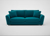 Snooze 5 Seater Sofa Cotton Velvet Teal