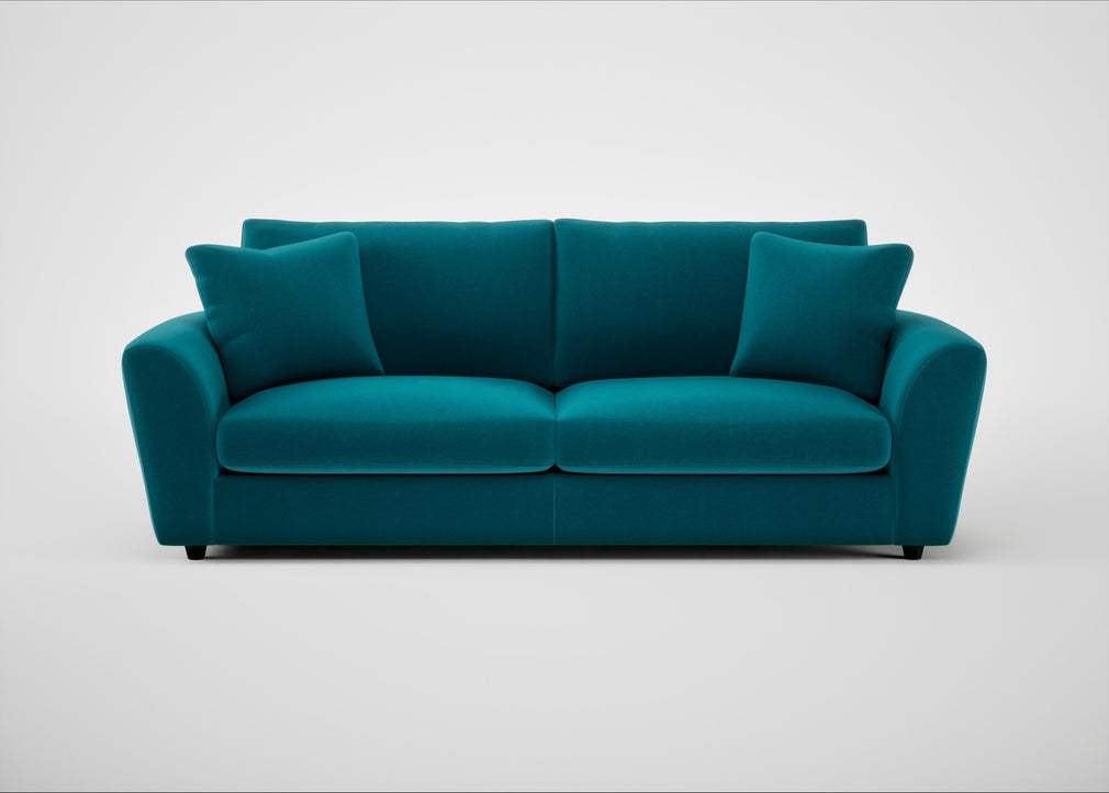Snooze 5 Seater Sofa Cotton Velvet Teal