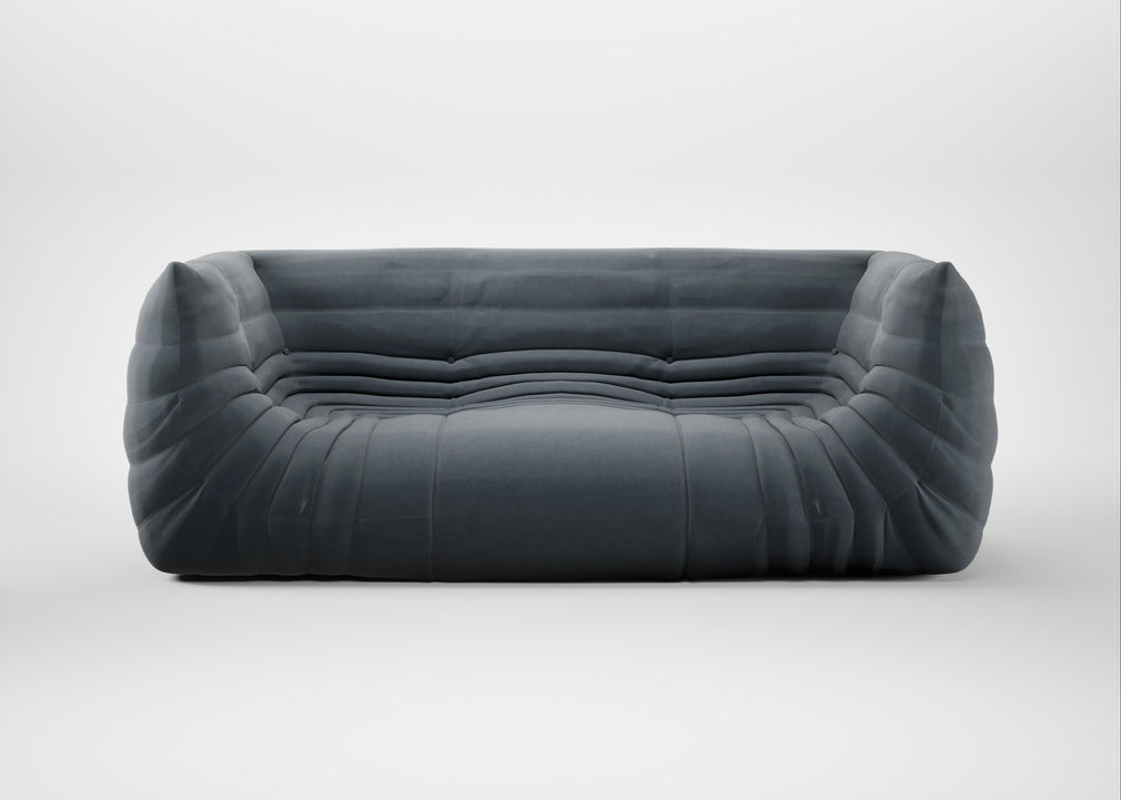 Togo Medium Settee Alcantara Chic Grey