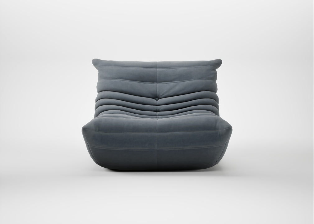 Togo Fireside Chair Alcantara Chic Grey