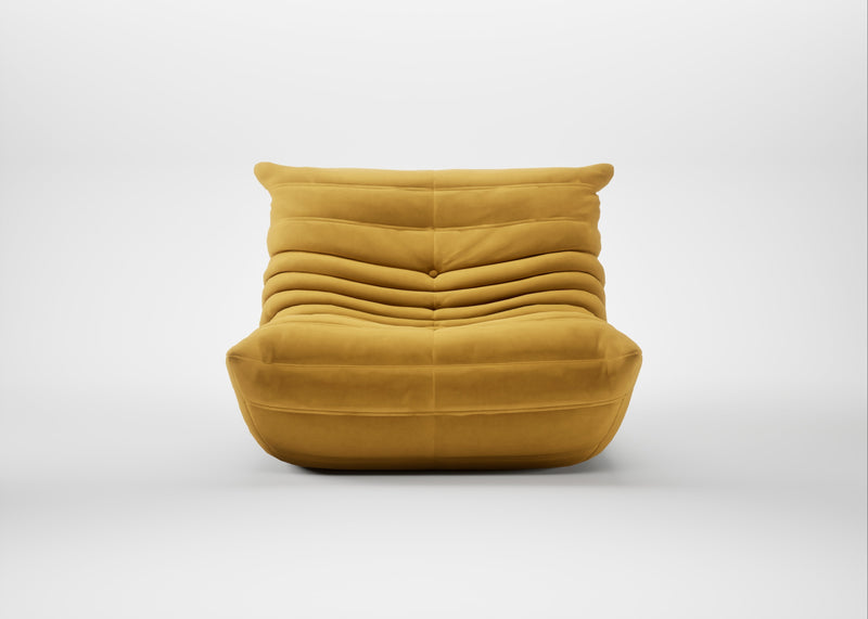 Togo Fireside Chair Alcantara Curry
