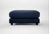Snooze Footstool Capelo Linen-Cotton Inkspot