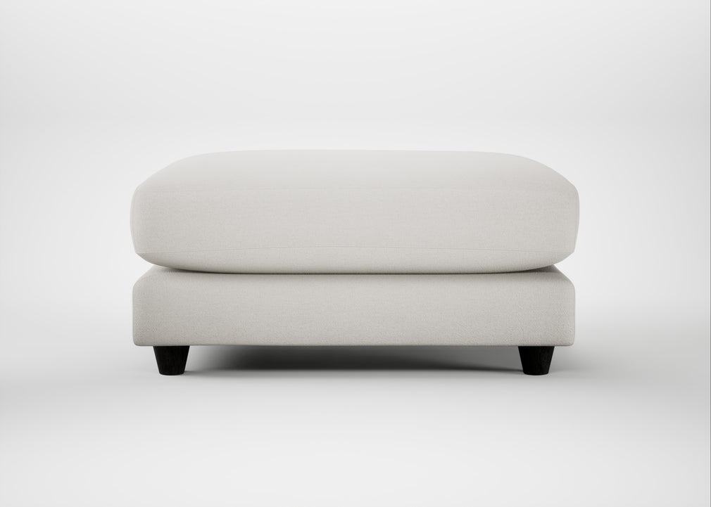 Snooze Footstool Capelo Linen-Cotton Sea Salt