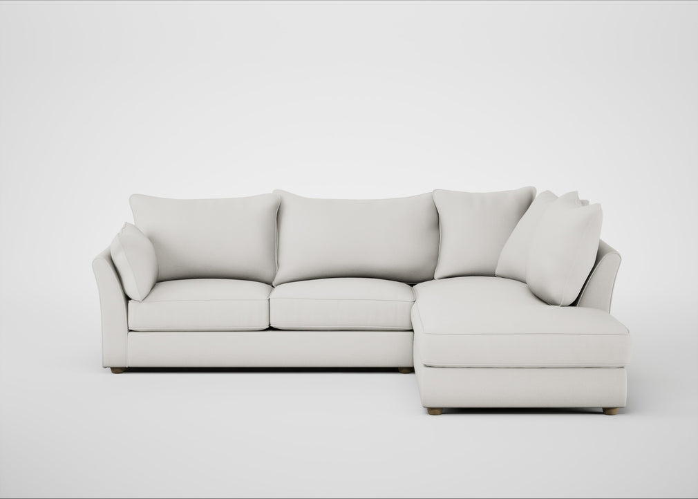 Tailor Right Hand Facing Corner Sofa Capelo Linen-Cotton Sea Salt / Natural