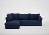 Tailor Left Hand Facing Corner Sofa Capelo Linen-Cotton Inkspot / Natural
