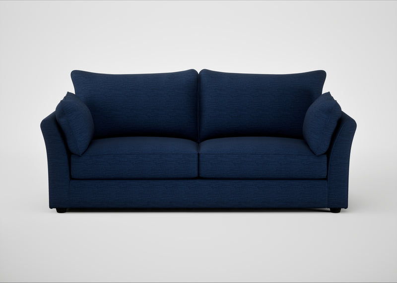 Tailor 4 Seater Sofa Broad Weave Lagoon / Black