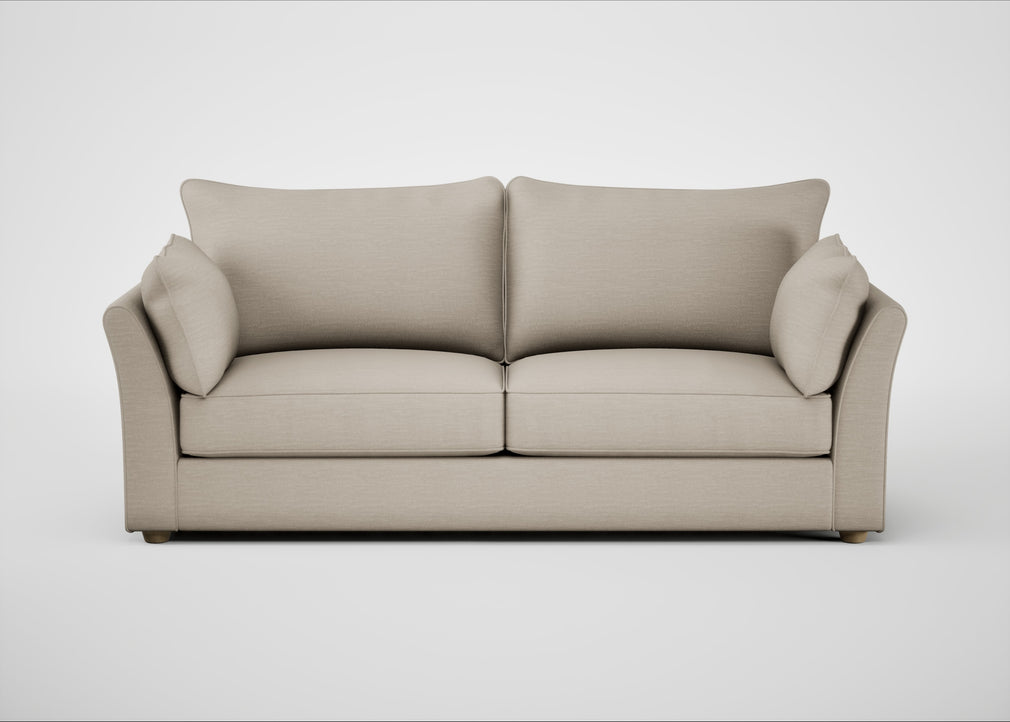 Tailor 4 Seater Sofa Broad Weave Putty / Natural
