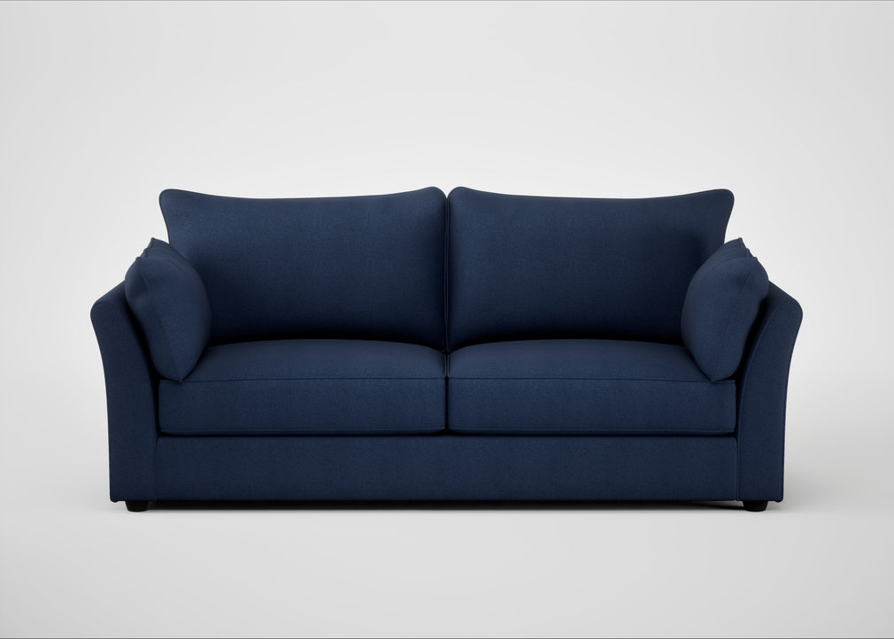 Tailor 4 Seater Sofa Capelo Linen-Cotton Inkspot / Black