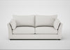 Tailor 4 Seater Sofa Capelo Linen-Cotton Sea Salt / Black