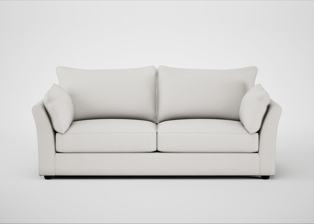 Tailor 4 Seater Sofa Capelo Linen-Cotton Sea Salt / Black