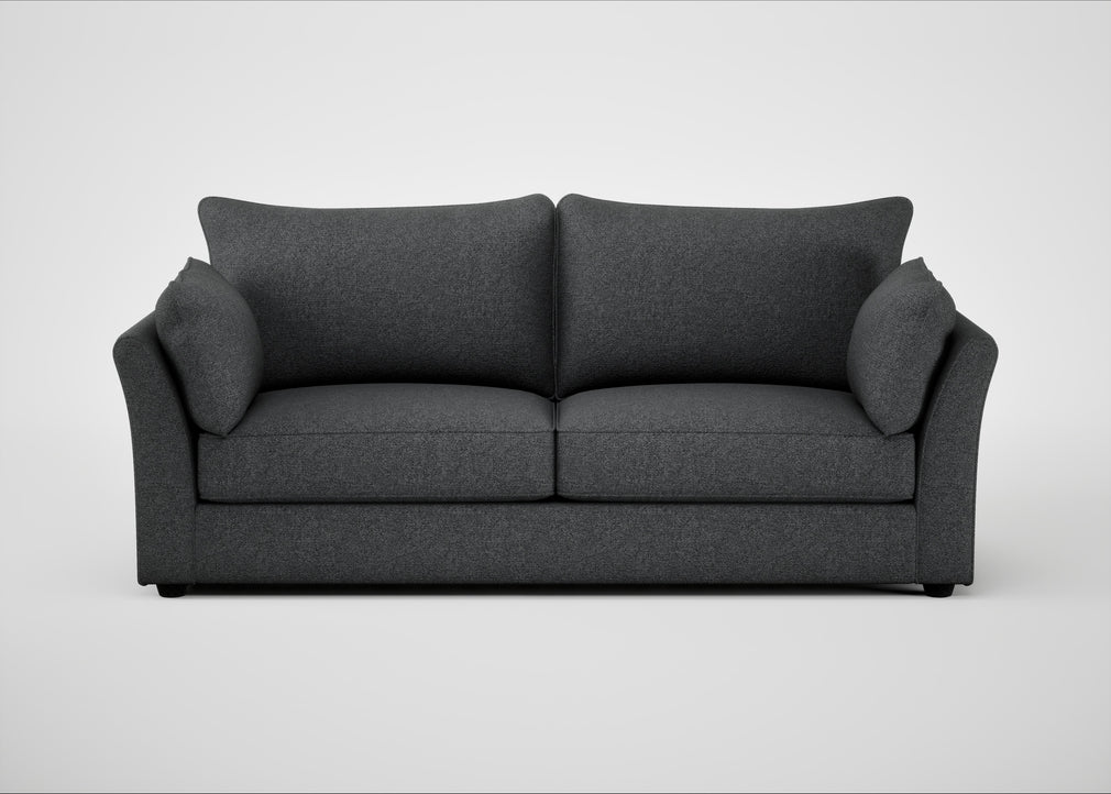 Tailor 4 Seater Sofa Melton Wool Granite / Black