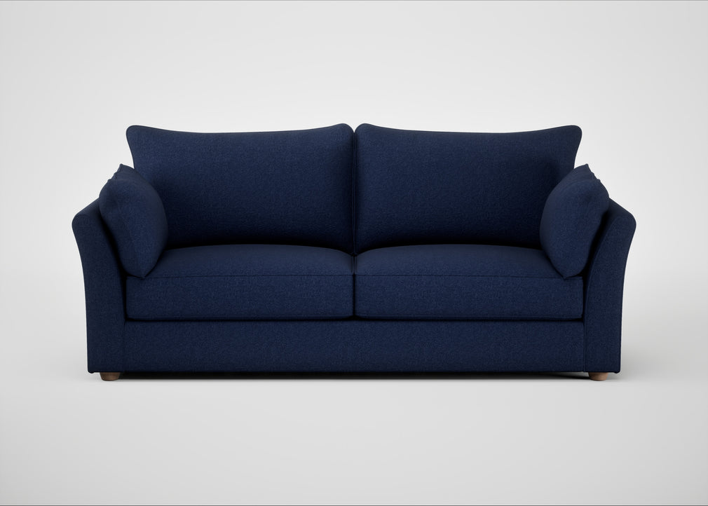 Tailor 4 Seater Sofa Melton Wool New Navy / Natural
