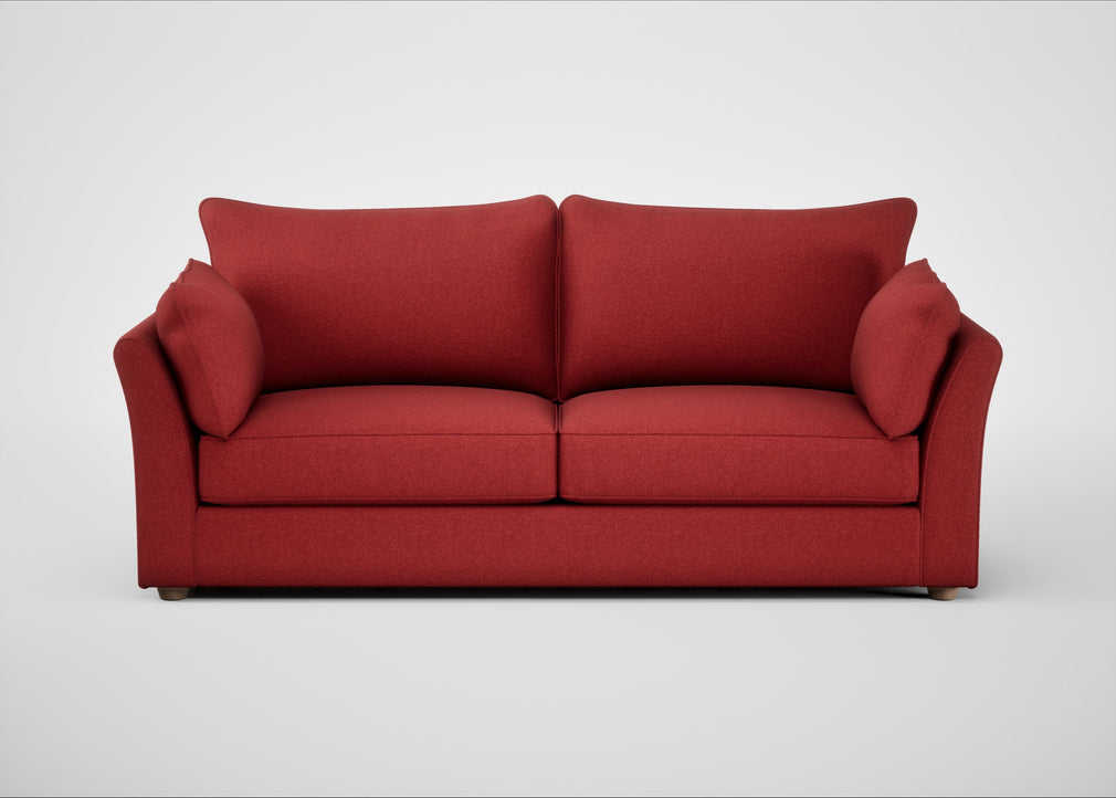 Tailor 4 Seater Sofa Melton Wool Red Oxide / Natural