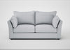 Tailor 3 Seater Sofa Broad Weave Tin / Black