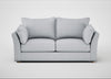 Tailor 3 Seater Sofa Broad Weave Tin / Natural