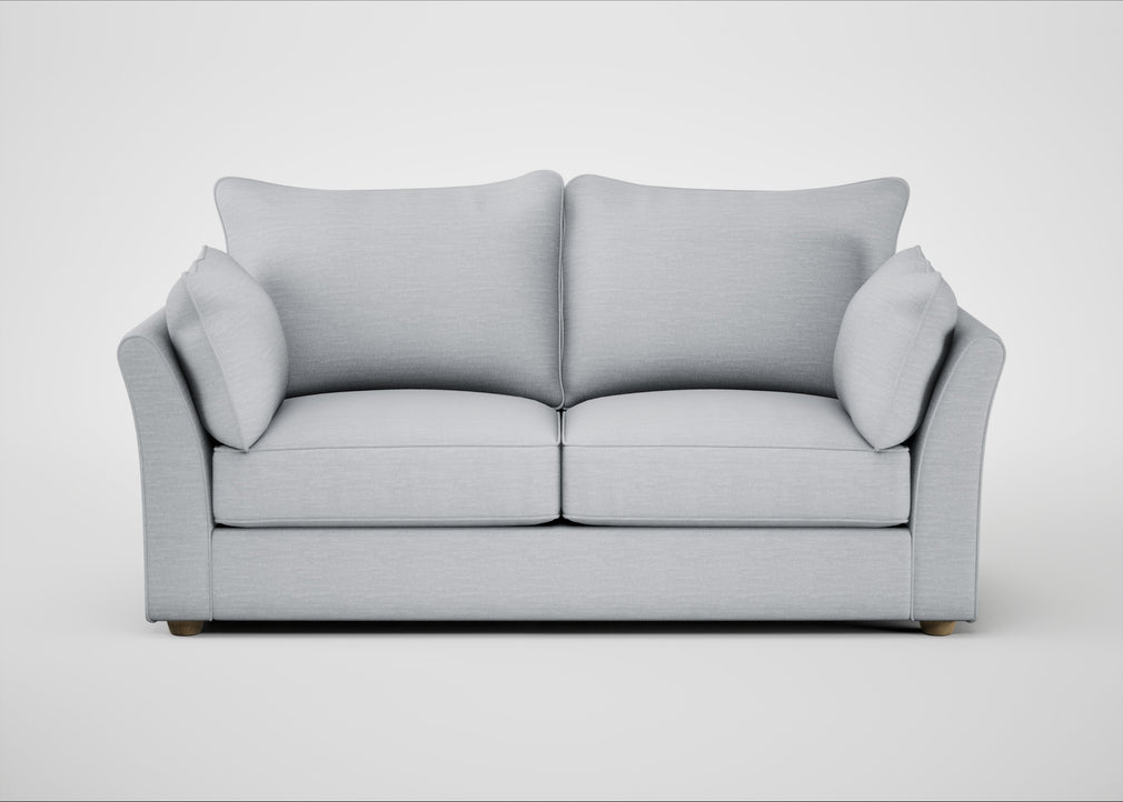 Tailor 3 Seater Sofa Broad Weave Tin / Natural
