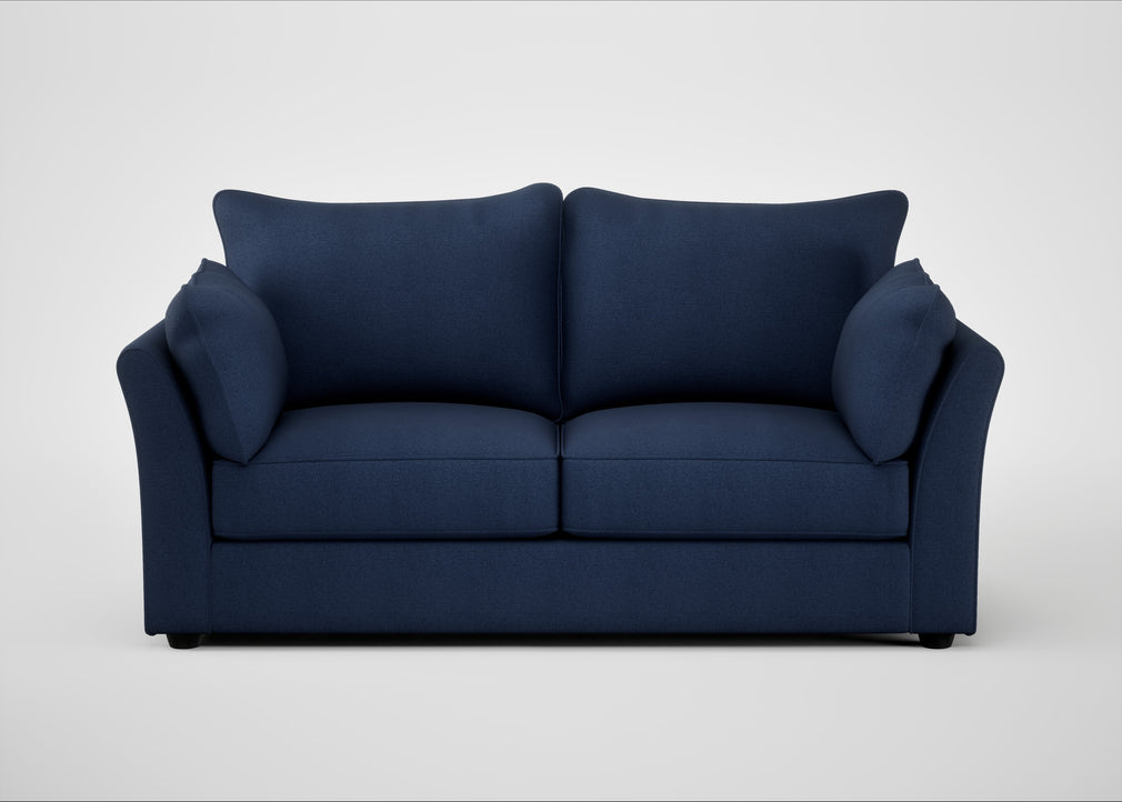 Tailor 3 Seater Sofa Capelo Linen-Cotton Inkspot / Black