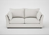Tailor 3 Seater Sofa Capelo Linen-Cotton Sea Salt / Black