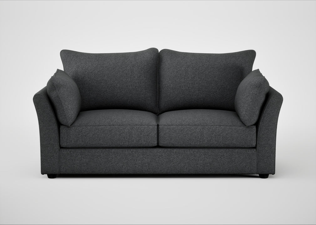Tailor 3 Seater Sofa Melton Wool Granite / Black