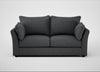 Tailor 3 Seater Sofa Melton Wool Granite / Black
