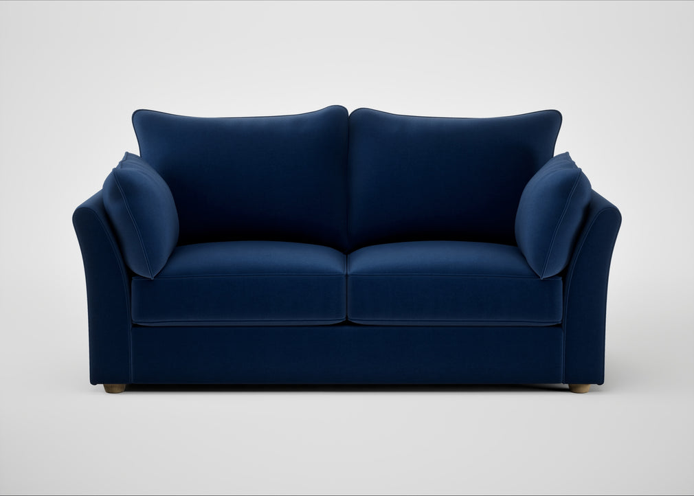 Tailor 3 Seater Sofa Cotton Velvet Midnight / Natural