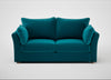 Tailor 3 Seater Sofa Cotton Velvet Teal / Natural