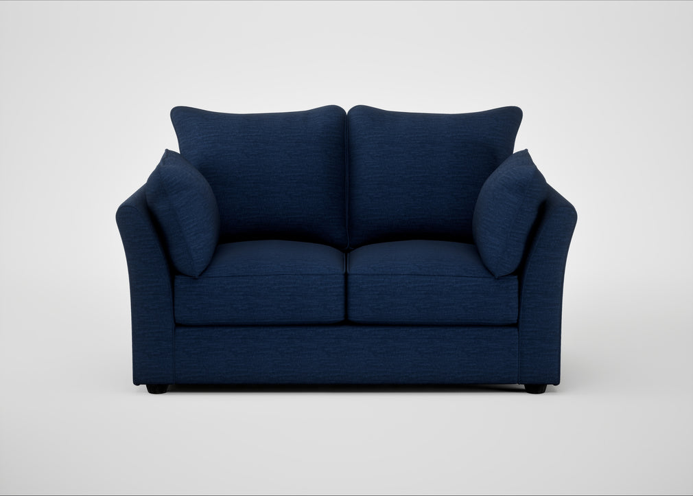 Tailor 2 Seater Sofa Broad Weave Lagoon / Black