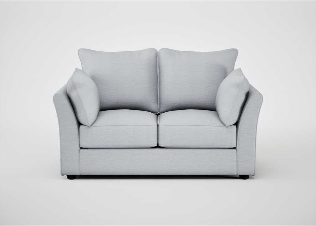 Tailor 2 Seater Sofa Broad Weave Tin / Black