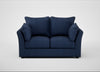 Tailor 2 Seater Sofa Capelo Linen-Cotton Inkspot / Black